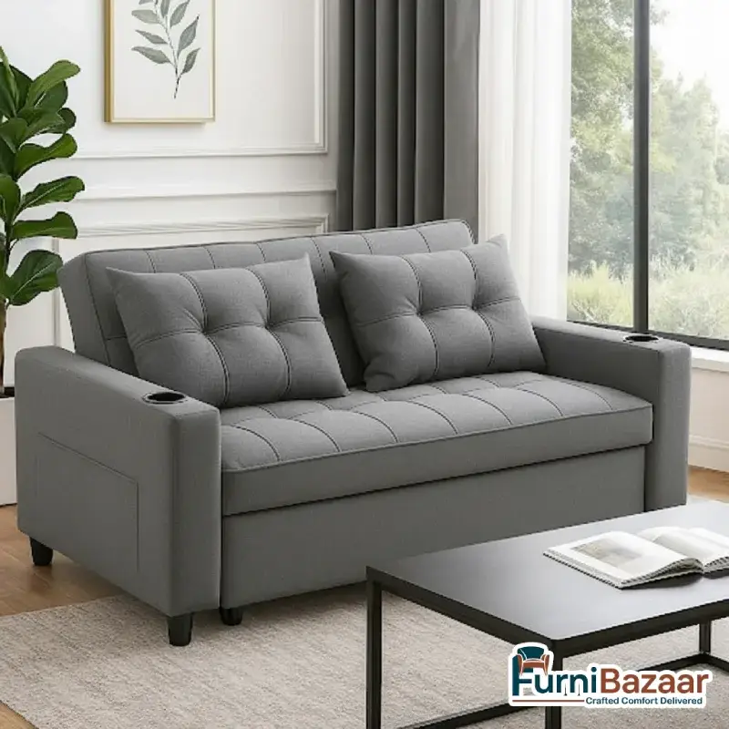sofa cum bed Premium Convertible Sofa Cum Bed - Image 1