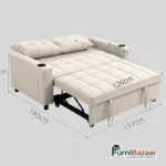 Premium Convertible Sofa Cum Bed - Image 3