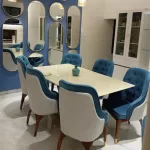 Marble Top 6 Seater Dining Table
