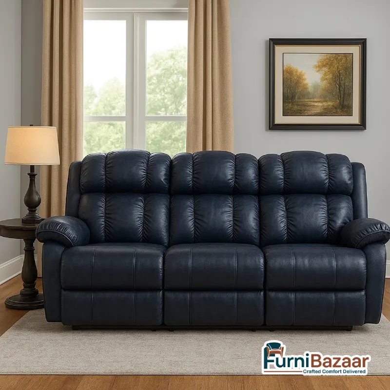 Luxurious 3 Seater Recliner Sofa Luxurious 3 Seater Recliner Sofa - Image 1