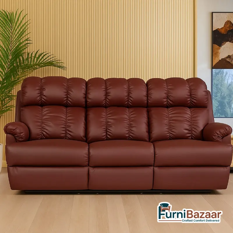 Luxurious 3 Seater Recliner Sofa Luxurious 3 Seater Recliner Sofa - Image 4