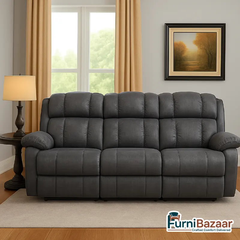 Luxurious 3 Seater Recliner Sofa Luxurious 3 Seater Recliner Sofa - Image 3