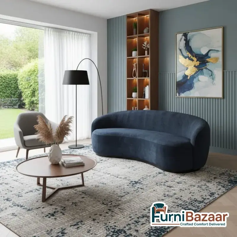 Premium Fabric 3 Seater Sofa - The Elegance Collection Premium Fabric 3 Seater Sofa - The Elegance Collection - Image 3