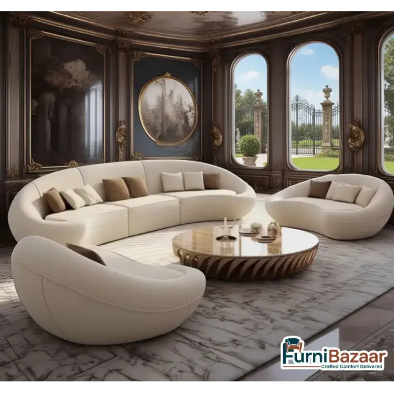 Premium Genuine Italian Leather 3+1+1 Sofa Set: Unparalleled Luxury and Comfort Premium Genuine Italian Leather 3+1+1 Sofa Set: Unparalleled Luxury and Comfort - Image 1