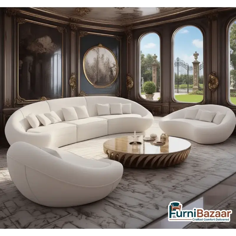 Premium Genuine Italian Leather 3+1+1 Sofa Set: Unparalleled Luxury and Comfort Premium Genuine Italian Leather 3+1+1 Sofa Set: Unparalleled Luxury and Comfort - Image 2