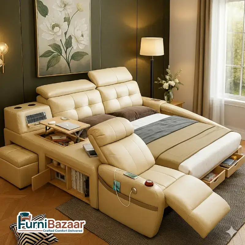 Luxury Smart Bed Luxury Smart Bed - Experience the Future of Sleep with Our Revolutionary Smart Bed - Image 1