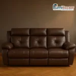 Comfort Plush 3 Seater Manual Recliner Sofa - Image 5