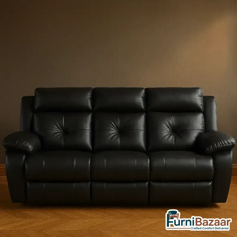 Comfort Plush 3 Seater Recliner Comfort Plush 3 Seater Manual Recliner Sofa - Image 2