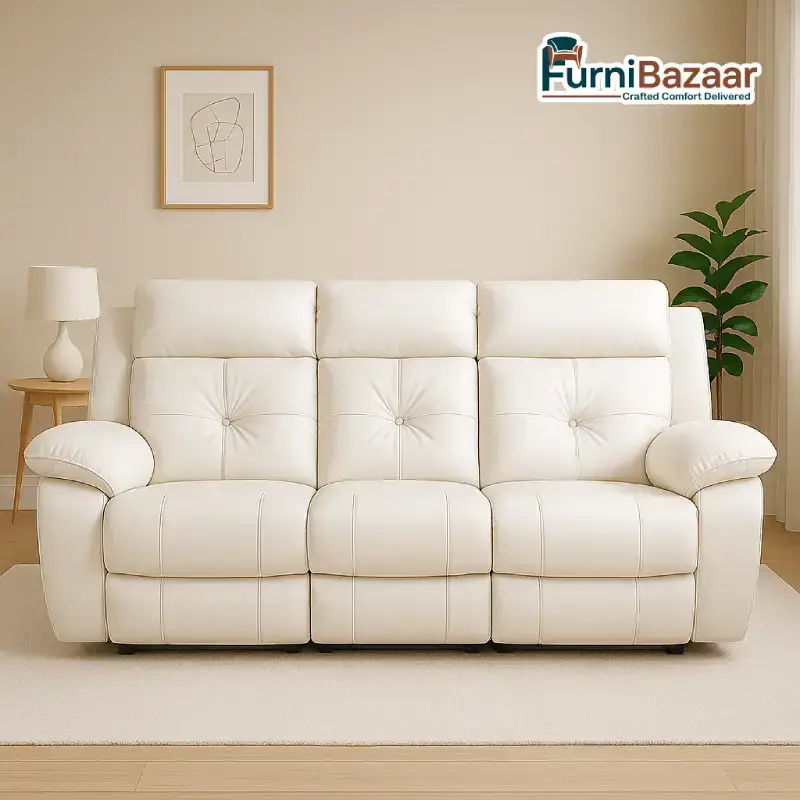 Comfort Plush 3 Seater Recliner Comfort Plush 3 Seater Manual Recliner Sofa - Image 3