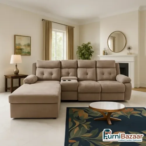 Royal Luxe L-Shape Recliner Sofa – Comfort, Style & Luxury in One