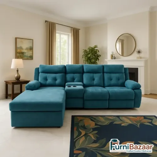 Royal Luxe L-Shape Recliner Sofa – Comfort, Style & Luxury in One